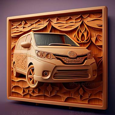 3D мадэль Toyota Sienna (STL)